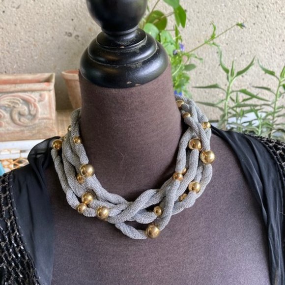 Adami & Martucci Multi  Silver Mesh Necklac - Picture 5 of 5